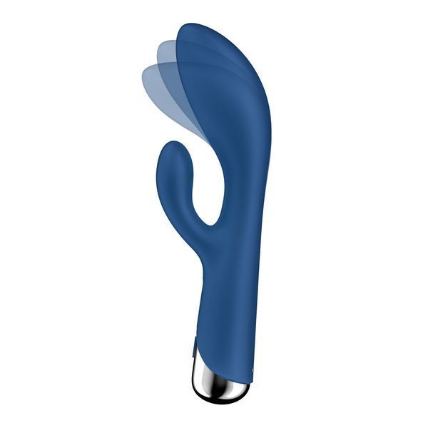 Вібратор-кролик Satisfyer Spinning Rabbit 1 Blue SX0562 фото