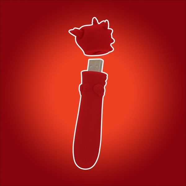 Вібратор-єдиноріжка, віброкуля, USB-зарядка, 10 режимів &ndash; Unihorn USB Bullet Blaze Diablo SX2859 фото