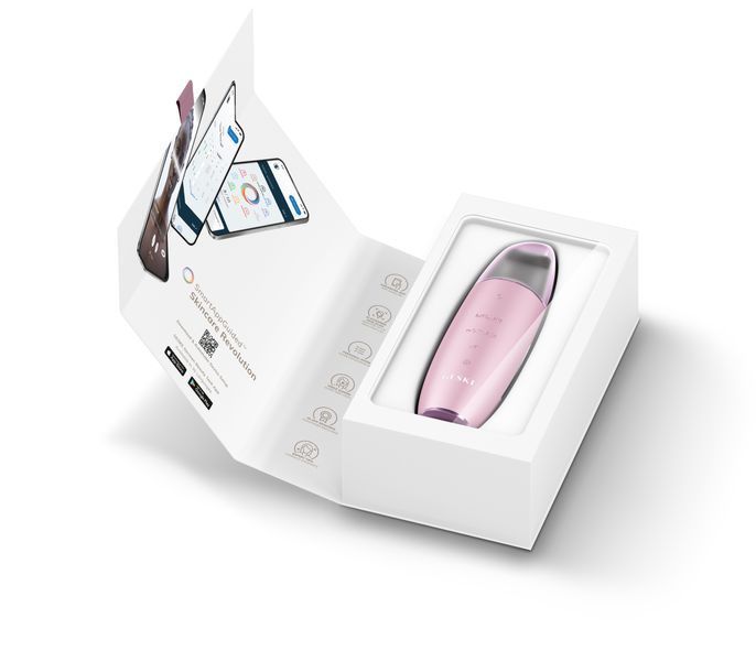 Мікрострумовий скрабер для шкіри та усунення чорних точок GESKE MicroCurrent Skin Scrubber&Blackhead Remover 9в1 pink HB0148 фото