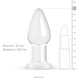 Скляна анальна пробка, діаметр 3,9 см - Gildo Glass Buttplug No. 24 SO4620 фото 3