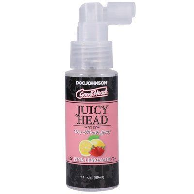 Зволожувальний спрей оральний зі смаком Лимонаду - Doc Johnson GoodHead Juicy Head Dry Mouth Spray Pink Lemonade 59мл SO6065 фото