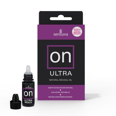 Збуджувальні краплі для клітора, найпотужніші, до 45 хв - Sensuva ON Arousal Oil for Her Ultra (5 мл) SO3157 фото