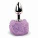 Анальна пробка хвіст зайки, фіолетовий - FeelzToys Bunny Tails Butt Plug Purple SO5062 фото 1