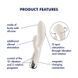 Вібратор-кролик Satisfyer Spinning Rabbit 1 Beige SX0563 фото 7
