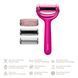 Ролер для голкової мезотерапії обличчя та тіла GESKE MicroNeedle Face&Body Roller 9в1 magenta HB0208 фото 2