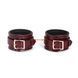 Шкіряні поножі Liebe Seele Wine Red Anklecuffs SO9453 фото 1