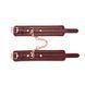 Шкіряні поножі Liebe Seele Wine Red Anklecuffs SO9453 фото 4