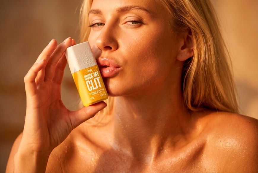 Гель для клітора з ефектом посмоктування, смак манго - Intt Suck My Clit Tropical Mango (15 мл) SX4003 фото