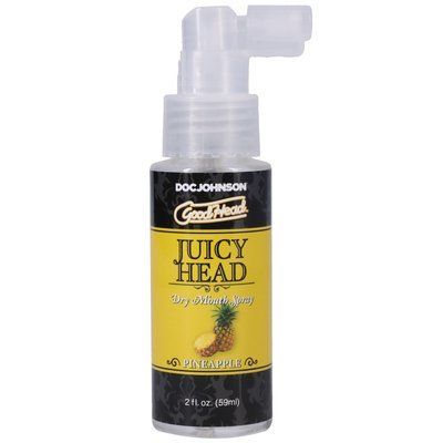 Зволожувальний спрей оральний зі смаком Ананаса - Doc Johnson GoodHead Juicy Head Dry Mouth Spray Pineapple 59мл SO6066 фото