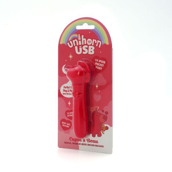 Вібратор-єдиноріжка, віброкуля, USB-зарядка, 10 режимів &ndash; Unihorn USB Bullet Cupid's Beau SX2861 фото
