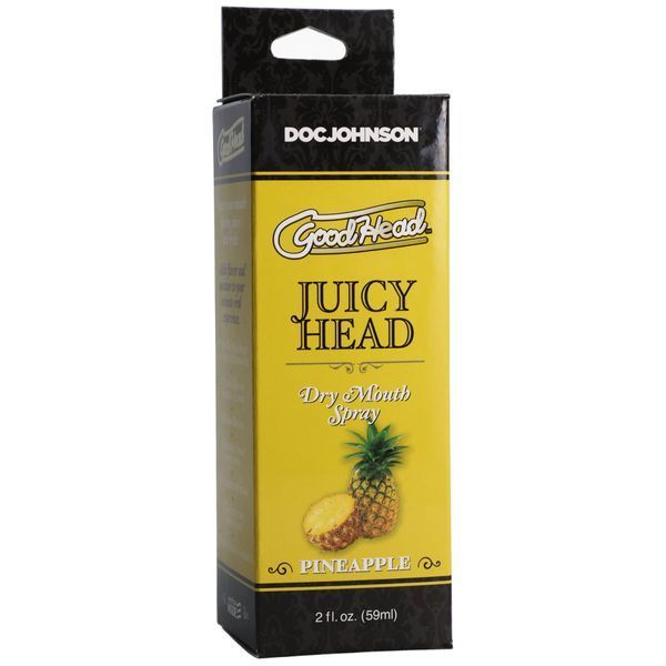Зволожувальний спрей оральний зі смаком Ананаса - Doc Johnson GoodHead Juicy Head Dry Mouth Spray Pineapple 59мл SO6066 фото