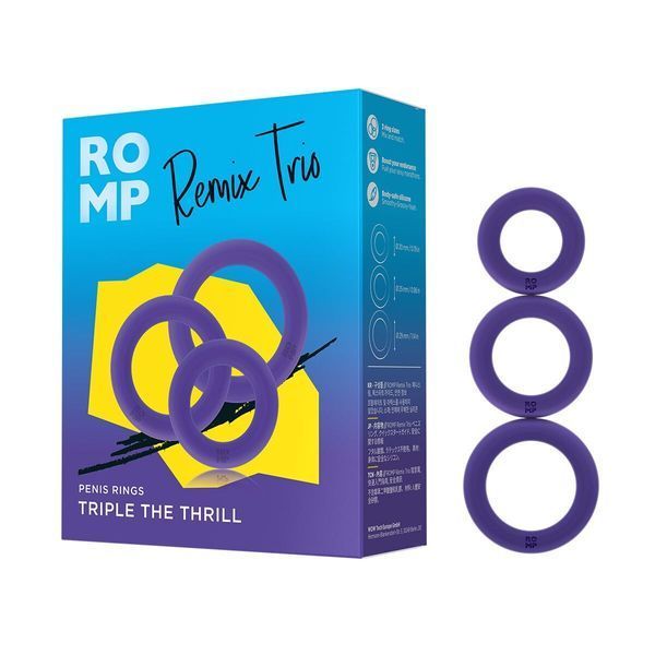 Набір ерекційних кілець Romp Remix Trio (3 шт.) SX0538 фото
