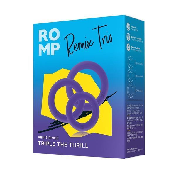 Набір ерекційних кілець Romp Remix Trio (3 шт.) SX0538 фото