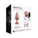 Анальна пробка рожеве золото з чорним кристалом - Dorcel Diamond Plug Rose Gold L SO5530 фото 7