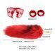 Анальна пробка з хвостом лисиці + вушка лисиці LOCKINK SEVANDA Red Vixen Set with Pear-shape Plug SX0907 фото 7