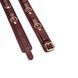 Шкіряні манжети на стегна Liebe Seele Wine Red Thigh Cuffs, розмір S SO9454 фото 4