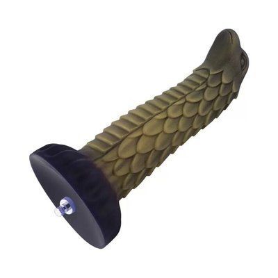 Фалоімітатор для секс-машин Hismith 8.5" Squama Beast Silicone Dildo Monster Series SO9967 фото