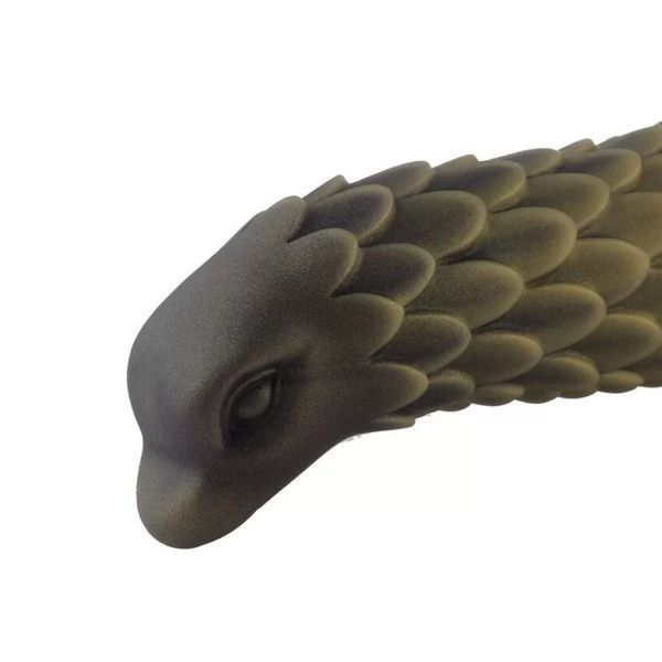 Фалоімітатор для секс-машин Hismith 8.5" Squama Beast Silicone Dildo Monster Series SO9967 фото
