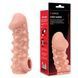 Насадка на член, потовщувальна, стимулюючий рельєф, розмір L - Kokos Cock Sleeve CS 010 L SX1470 фото 3