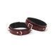 Шкіряні манжети на стегна Liebe Seele Wine Red Thigh Cuffs, розмір L SO9455 фото 1