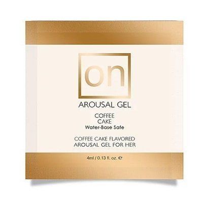 Пробник збудливого гелю, аромат Кавового торта Sensuva - ON for Her Arousal Gel Coffee Cake (4 мл) SO3160 фото