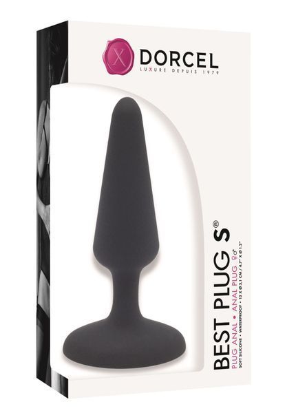 Анальна пробка розмір S, діаметр 3,1 см, м'який soft-touch силікон - Dorcel Best Plug S SO2047 фото