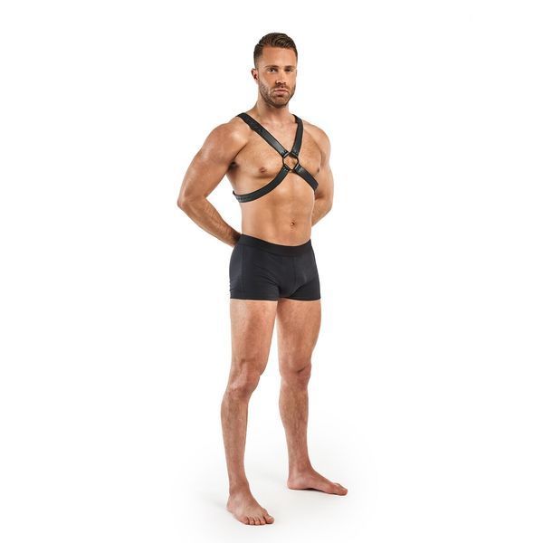 Портупея Bedroom Fantasies Lionel High Halter - Black SO8830 фото