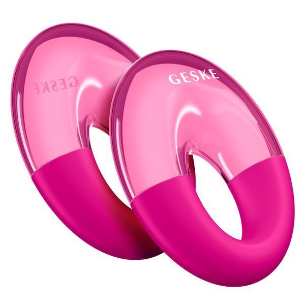 Масажер для очей GESKE Cool&Warm Eye Massager 7в1 magenta HB0311 фото