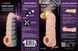 Насадка на член, потовщувальна, стимулюючий рельєф, розмір M - Kokos Nude Sleeve NS 001 M SX1471 фото 6
