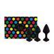 Набір силіконових анальних пробок - FeelzToys Bibi Butt Plug Set 3 pcs Black SO5065 фото 6