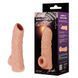 Насадка на член, потовщувальна, стимулюючий рельєф, розмір M - Kokos Nude Sleeve NS 001 M SX1471 фото 4