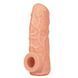Насадка на член, потовщувальна, стимулюючий рельєф, розмір M - Kokos Nude Sleeve NS 001 M SX1471 фото 1