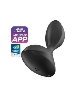 Анальна смарт-пробка з вібрацією - Satisfyer Sweet Seal Black SO6100 фото