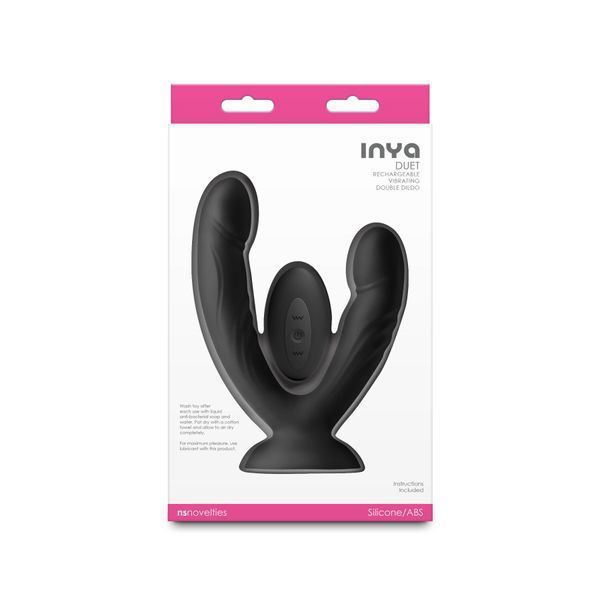 Подвійний ділдо з вібрацією &mdash; NS Novelties INYA Duet Black sx4339 фото