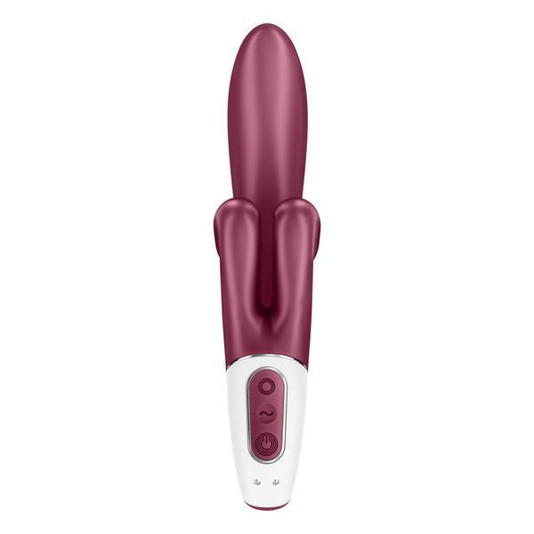 Вібратор-кролик, подвійний відросток, 3 потужні мотори - Satisfyer Touch Me Red SO7776 фото