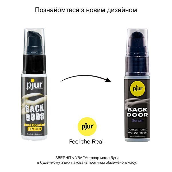 Розслаблювальний анальний гель, створює плівку, висококонцентрований - pjur backdoor Serum 20 мл PJ12110 фото
