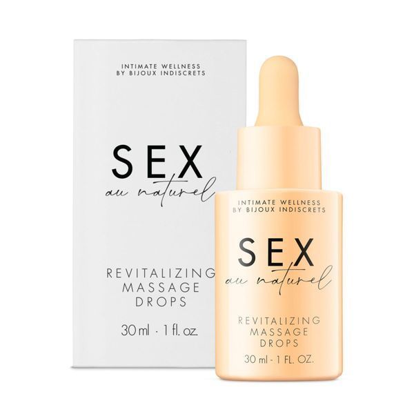Відновлюючі краплі для масажу Bijoux Indiscrets Sex au Naturel &mdash; Revitalizing Massage Drops SO6632 фото