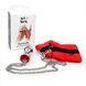 Наручники з червоною металевою анальною пробкою, розмір М - Art of Sex Handcuffs with Metal Anal Plug SO6182 фото 1