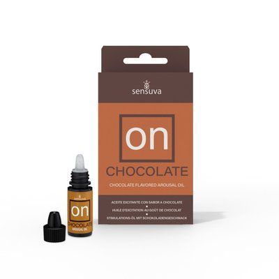 Збуджувальні краплі для клітора зі смаком Шоколаду Sensuva ON Arousal Oil for Her Chocolate (5 мл) SO3166 фото