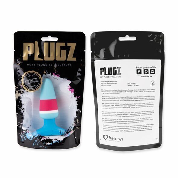 Анальна пробка, діаметр 3,2 см - FeelzToys Plugz Butt Plug Colors Nr. 1 SO4574 фото