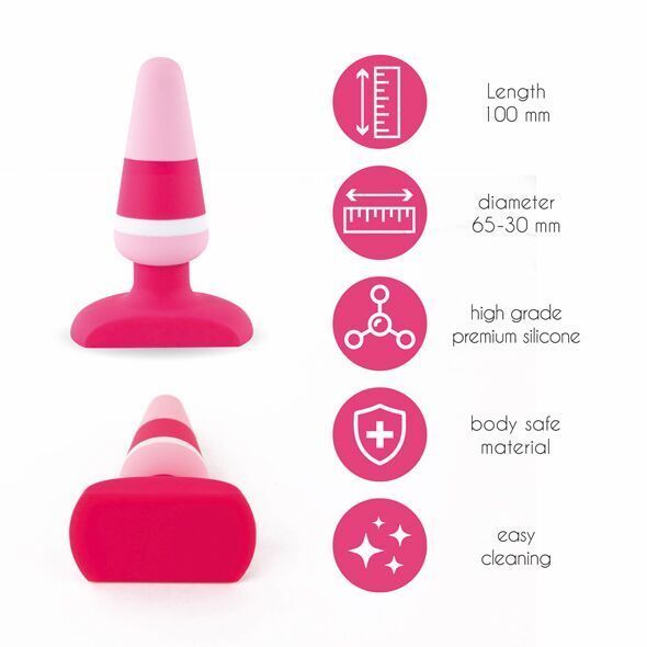 Анальна пробка, діаметр 3,2 см - FeelzToys Plugz Butt Plug Colors Nr. 2 SO4575 фото