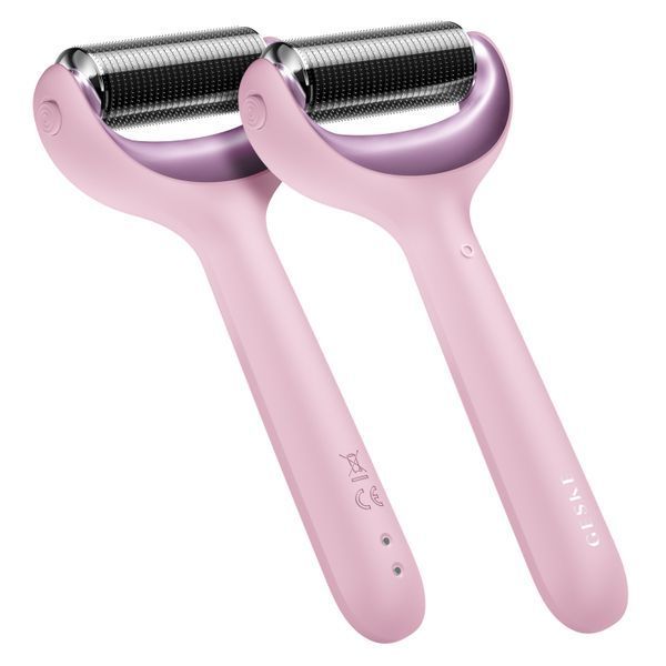 Електронний ролер для обличчя та тіла з мікроголками GESKE MicroNeedle Face&Body Roller 8в1 pink HB0203 фото