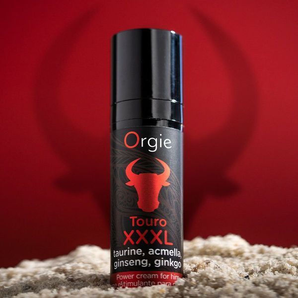 Крем для посилення ерекції, з ефектом вібрації - Orgie Touro XXXL Power Cream, 15 мл SX1561 фото