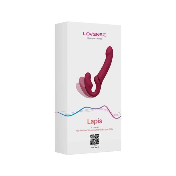 Безремневий страпон Lovense Lapis vibrating strapless strap-on SO8793 фото