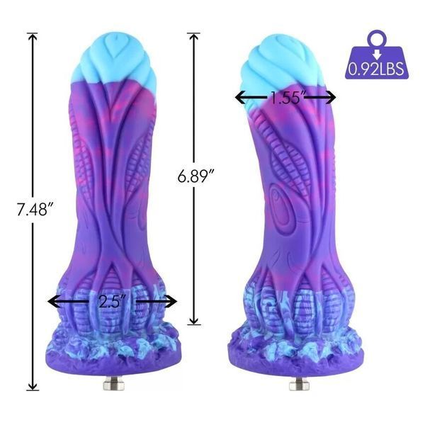 Фалоімітатор для секс-машин Hismith 7.48" Silicone Dildo HSA140 Monster Series SO9970 фото