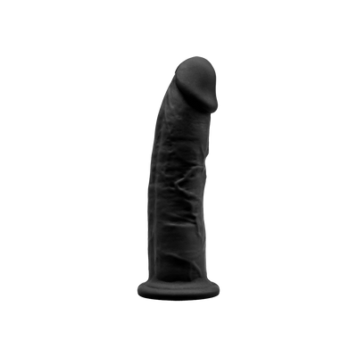 Фалоімітатор SilexD Robby Black (MODEL 2 size 6in), двошаровий, силікон + Silexpan, діаметр 3,5см SO3459 фото