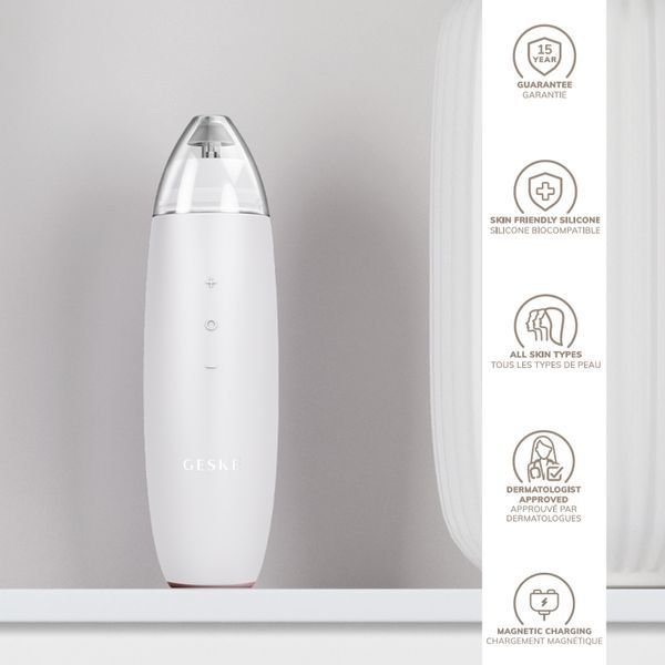 Мікродермабразійний пристрій для видалення чорних цяток GESKE MicroDermabrasion Blackhead Remover 7в1 starlight HB0573 фото