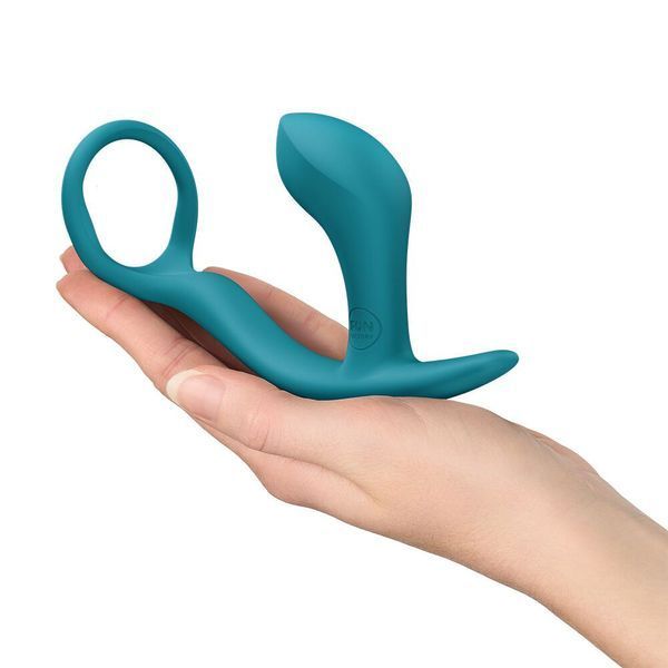 Анальна пробка з ерекційним кільцем Fun Factory BOOTIE RING Bottle Green SX3690 фото