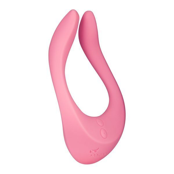 Вібратор для пар, 3 незалежні мотори, багатофункціональний - Satisfyer Endless Joy Pink SO2306 фото