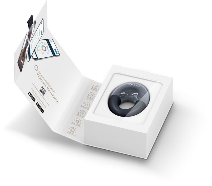 Масажер для очей GESKE Cool&Warm Eye Massager 7в1 black HB0308 фото